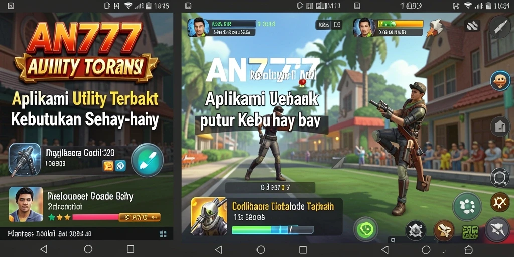 Screenshot menampilkan antarmuka AN777 yang intuitif dan mudah digunakan.