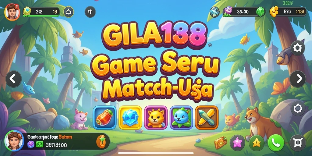 Tampilan gameplay seru GILA138 dengan grafis warna-warni.