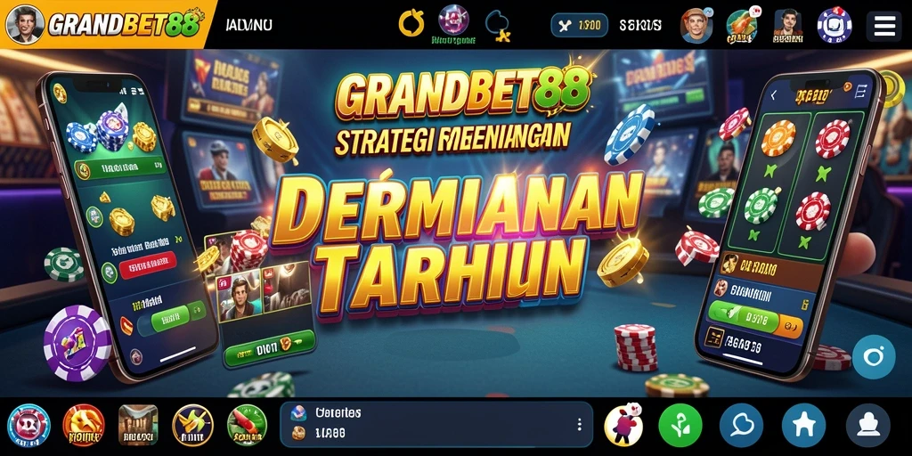 Tampilan gameplay strategis di GRANDBET88 dengan antarmuka menarik.