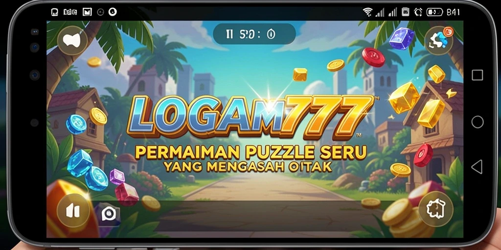 Tampilan gameplay LOGAM777 yang menggugah selera dan menarik.