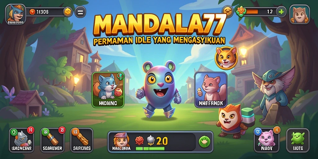 Tampilan gameplay MANDALA77 yang interaktif dan menawan.