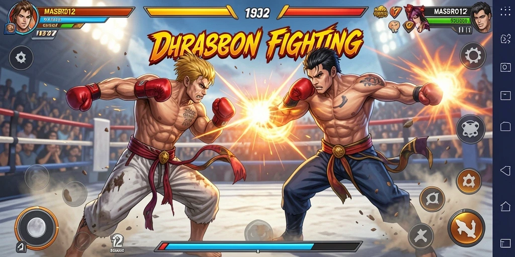 Tampilan gameplay <strong>MASBRO12</strong> yang seru dan penuh aksi.