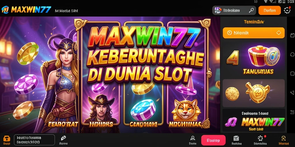Tampilan gameplay seru dan mengasyikkan dari MAXWIN77.