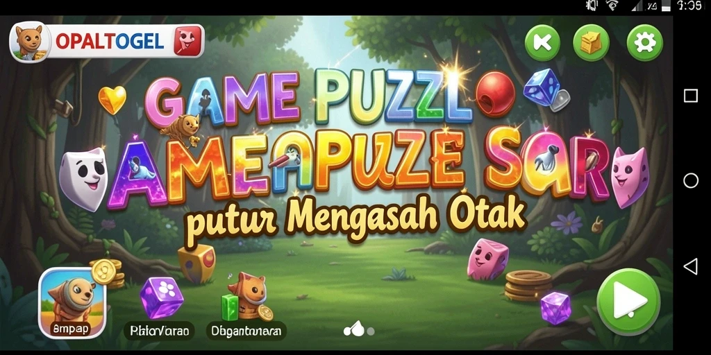 Tangkapan layar gameplay OPALTOGEL yang menampilkan tantangan puzzle yang menarik.