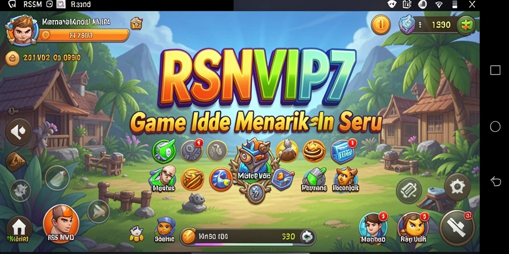 Screenshot gameplay RSNVIP7 yang menampilkan aksi Idle yang seru.