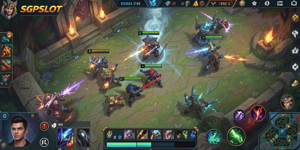 Tangkapan layar dari gameplay seru SGPSLOT yang menampilkan aksi tim.