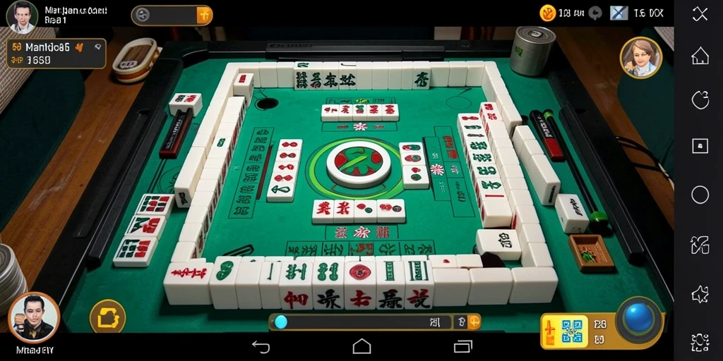 Screenshot gameplay T6 menampilkan momen menarik dalam permainan Mahjong.
