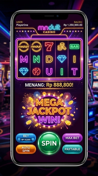 Tampilan antarmuka mnduit yang intuitif dan menarik.